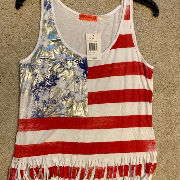 Patriotic fringe tank - Picture 7 of 10